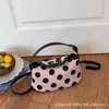 Bolso de Lunares para Mujer, Nuevo Estilo Verano 2026, Súper Popular, Bolso de Mano Pequeño Exquisito, Versátil para el Viaje Diario, Bolso de Hombro Único Cruzado
