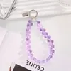 Llavero Colgante Antiperdida Correa para Teléfono Móvil Cadena de Perlas Pequeña Fragancia Universal Cadena para Colgar en la Muñeca Funda de Teléfono Móvil para Mujer Metal
