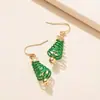 Moda Transfronteriza Europea y Americana Más Vendidos Pendientes de Árbol de Navidad Tendencia Personalizados Creativos Accesorios para Orejas de Estrella Puños para Orejas de Halloween para Mujeres