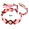 Popular en Europa y América: Pulseras Tejidas Arcoíris Hechas a Mano en Estilo Étnico Nepalí, Venta al por Mayor de Joyería