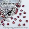Diamante para Uñas con Forma Especial, Corazón Pequeño de 5 mm, Joyería Popular para Uñas, Punta Inferior Diamante Super Brillante, Decoración de Cristal Xiaohongshu, Venta al por Mayor