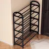 Zapatero multicapa para uso doméstico, zapatero pequeño y estrecho para entrada, adecuado para apartamentos de alquiler y dormitorios, estante de almacenamiento simple para entrada, nuevo modelo 2026
