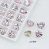 Cristal Dongzhou Geométrico Coração Gordo 6*5,3 Corações para Nail Art Strass Feito à Mão Coração de Diamante Artificial 4815 Decorações DIY para Nail Art