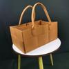 Bolsa de Fieltro para Pañales Juguetes Artículos Varios Cosméticos Productos para Bebé Bolsa de Almacenamiento Bolsa de Fieltro Portátil para Pañales