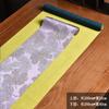 Tapete de Chá Brocado Novo Chinês Impermeável Tecido para Mesa de Chá Caminho de Mesa Zen Luxo Leve Jacquard Sofisticado Tapete de Chá Longo Toalha de Mesa para Chá