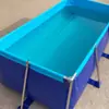 Tanque de Agua Especial para Cría, Estanque de Peces de Lona para Exteriores, Piscina Gruesa para Balcón con Soporte, Tanque de Tela Impermeable para Cría de Cangrejos