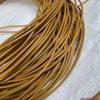 Plástico colorido de rattan novo material produção Proteção ambiental 2.5 Redondo sólido Cesta de rattan trançada material artesanal