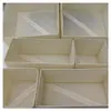 Caja de almacenamiento no tejida transfronteriza calcetines sujetador ropa interior estilo cajón juego de seis piezas juego caja de almacenamiento plegable