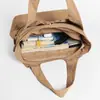Bolsa de Ombro Axilar, Bolsa Tote de Grande Capacidade, Bolsa de Nylon Versátil Feminina, Nova Bolsa de Mão Plissada Multibolsos para o Dia a Dia