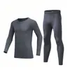 Ropa Térmica Infantil Transfronteriza, Mallas Forradas de Polar, Conjunto de Fitness, Ropa de Entrenamiento, Ropa Interior de Manga Larga de Secado Rápido para Deportes de Baloncesto y Fútbol