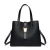 Bolsa de Palha Nova de Grande Capacidade para Mulheres, Bolsa de Ombro Transversal Versátil de Cor Sólida, Bolsa de Mão da Moda para Mulheres