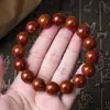 Pulsera de Cuentas de Bodhi Ratón Púrpura Dorado de la Suerte para Hombres, Cuentas Pulidas de Alta Gama, Pulsera de Cuentas Budistas Suave y Flexible para Envolver el Dedo para Mujeres