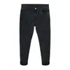 Producto destacado: Jeans de negocios negros para hombre, pantalones vaqueros elásticos de marca moderna, pantalones vaqueros con forro polar y engrosados