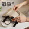 Espejo de maquillaje plegable, espejo de viaje portátil, espejo de tocador para mujer, espejo compacto para retoques sobre la marcha, espejo de alta definición