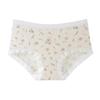 Diario de Jardín ~ 7A Ropa Interior Floral Linda de Estilo Japonés para Mujer, Algodón Puro, Antibacterial, Entrepierna, Bragas para Mujer, Venta al por Mayor