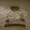 Sudadera con Cremallera y Cuello de Piel Transfronterizo Europeo y Americano, Estilo Callejero Vintage, Sudadera con Capucha Retro para Otoño e Invierno Parejas