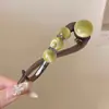 Pasador Brillante con Pedrería, Pinza para el Cabello No Dolorosa para la Parte Trasera de la Cabeza, Alternativa a las Pinzas de Tiburón, Accesorio para el Cabello