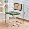 Silla de Comedor de Ratán de Segunda Mano, Silla de Respaldo de Lujo Ligero para Uso Doméstico
