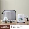Juego de Té Kung Fu de Viaje Almacenamiento Portátil Viaje al Aire Libre Camping Taza Exprés Tetera para Té para Hogar Oficina