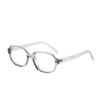 Nuevas gafas ultraligeras TR retro de moda con montura ovalada para mujer, sencillas, para sesión de fotos callejeras, de alta gama, pequeñas, antiazules.