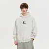 Sudadera casual con capucha de forro polar para hombre, otoño e invierno, estilo americano, corte holgado, chaqueta para pareja, moda urbana, sudadera gruesa de forro polar