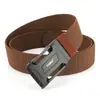 3.8 Cinto de Lona de Nylon para Jovens Masculino com Fivela Automática Mais Fácil de Combinar Cinto Tendência para Calças Cinto de Moda para Exterior