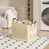 Cesta de lavandería nueva de gran capacidad, plegable y portátil, para uso doméstico, adecuada para organizar y almacenar ropa sucia en el baño