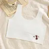 Ropa Interior para Niñas de 7-14 Años Período de Desarrollo Estudiantes de Primaria y Secundaria Camiseta sin Mangas Tubo Transparente de Seda de Hielo Ropa Interior para Niñas