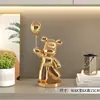 Alemania 2026 Modelo Nuevo Juguete de Moda Oso Violento Decoración de Pie Ornamentación de Mesa de Centro Lateral de Sofá de Sala de Estar de Lujo y Elegante