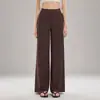 Nuevos Pantalones de Yoga de Pierna Ancha Transfronterizos para Mujer, Pantalones Largos Rectos Casuales Holgados con Bolsillos, Pantalones Deportivos para Correr y Ciclismo al Aire Libre