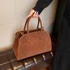 Bolso de Mano Esmerilado para Exportación Transfronteriza Gran Capacidad Simple Moda Francesa Ro.W Bolso Tote de Hombro Cruzado para Viajes