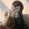 ¡Esto es demasiado de cuento de hadas! Color de Primavera Bordado Pesado Súper Hada Flor Lazo Pasador Accesorios para el Cabello Pinza Superior