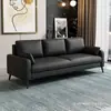 Juego de sofá moderno minimalista nórdico y lujoso para sala de estar de apartamento pequeño para dos o tres personas, adecuado para propiedades de alquiler, hecho con tela fácil de limpiar y duradera