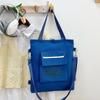 Bolsa de lona para fiesta de estudiantes diseño nicho un solo hombro cruzada multiusos gran capacidad ins bolso de mano versátil al por mayor
