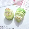 Mariposa de Crema Tridimensional Pastel Miniatura Comida Juguete Accesorios de Resina Adornos Pequeños Hechos a Mano Llavero Pegamento de Crema DIY