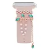 Adequado para anel decorativo de pulseira de apple watch anel decorativo universal de silicone para apple watch unha decorativa