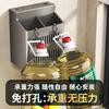 Jaula para palillos de alta gama para el hogar, soporte para palillos, portacuchillos, escurridor integrado para colgar en la pared, estante de almacenamiento para cocina