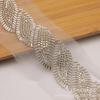 Malla de Hojas Transfronteriza Encaje de Abalorios Industria Pesada Hecho a Mano DIY Pequeño Aroma Accesorios para Cuello Puño de Ropa Exterior Accesorios