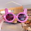 Gafas de Sol Melodía para Niñas, Gafas de Sol Polarizadas con Protección Solar para Bebé, Gafas de Sol Lindas con Dibujo de Conejo para Protección Solar