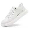 Sapatos Brancos de Verão Masculinos Tênis de Skate Respiráveis Masculinos Tênis Esportivos Sapatos Casuais Versáteis Tênis Masculinos Modernos Atacado