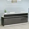 Balcão de recepção pintado, balcão de recepção moderno, balcão de caixa de loja de roupas, mesa de bar pequena, balcão de recepção simples para empresa