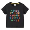2023 nova roupa infantil transfronteiriça camiseta infantil de verão de manga curta estilo coreano Meninos Meninas bebê camiseta de manga curta top algodão