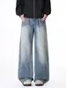 Ropa para Hombre ACU Jeans Ojo de Gato Retro Otoño 2026 Nueva Llegada Estilo Americano Marca de Moda Mezcla Lavada Desgastada Pantalones Casuales