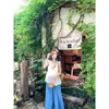 Hermosos y Deslumbrantes Outfits de Verano Ootd, un Conjunto Completo de Ropa de Verano en Estilo Vacacional para Viajes a la Playa y Viajes, Conjunto de Verano para Mujer
