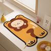 Alfombrilla de Drenaje para Cocina de Dibujos Animados Súper Absorbente Secado Rápido Antideslizante Resistente a la Suciedad del Hogar Fácil de Cuidar Resistente al Desgaste Posavasos de Alta Temperatura