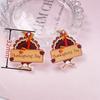 Pendientes de Acrílico Transfronterizos Hoja de Arce de Turquía Gancho para Oreja Colgante Pequeño Joyería DIY Joyería para Fiesta de Acción de Gracias