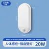 Luz de Pared Sensor LED a Prueba de Tres Factores Sensor de Radar de Cuerpo Humano Infrarrojo Control por Sonido y Luz Luz Sensor para Patio Pasillo Pasillo