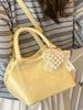 2025 Verano Nuevo Bolso de Mano de Moda Trendy Estilo Simple Bolso Balde Elegante para Viajero Color Sólido Cruzado Bolso de Mujer