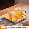 Tetera con Patrón de Martillo de Jianxi para Una Persona Juego de Té Especial Infusor de Té de Vidrio Resistente al Calor Tetera de Té de Flores para Mujeres Alto Valor Estético