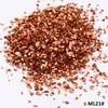 30 Colores Piedra Mineral Imitación Grava de Vidrio Asimétrica Pluma Decorativa Creativa DIY para Uñas Portaplumas Marco de Fotos Material de Relleno para Pintura
